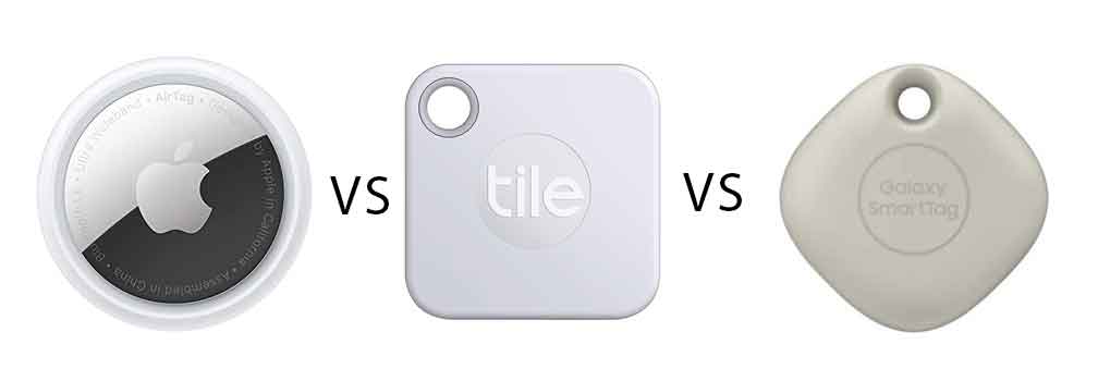 Comparatif des trackers - Apple AirTag vs Tile vs Galaxy SmartTag